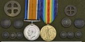 Pair: Miss M. Laurence, First Aid Nursing Yeomanry Corps

British War and Victory Medals (M. Laurence,...