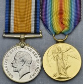 Pair: The Right Honourable Baroness Abinger, French Red Cross Society

British War and Victory Medals (Rt. Hon....