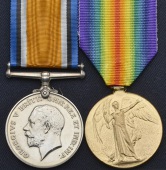 Pair: Surgeon Sub-Lieutenant C. V. Patrick, Royal Naval Volunteer Reserve
British War and Victory Medals (Surg. S....