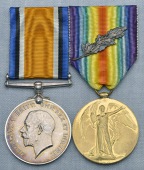 Pair: Miss Marjorie Prichard, Voluntary Aid Detachment

British War and Victory Medals, M.I.D. oakleaf (M....