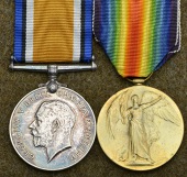 Pair: Second Lieutenant F. P. Williams, Royal Flying Corps

British War and Victory Medals (2/Lieut., R.F.C.) very...