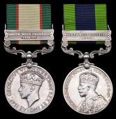 Pair: Private H. G. Blanchard, Hampshire Regiment

India General Service 1908-35, 1 clasp, North West Frontier...