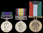 Three: Corporal J. C. Newton, Army Catering Corps, late Royal Hampshire Regiment

General Service 1962, 1 clasp,...