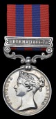 India General Service 1854-95, 1 clasp, Burma 1885-7 (273 Pte. C. Watts 2d Bn. Hamps. R.) very fine 	 £120-140