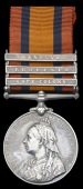 Queen’s South Africa 1899-1902, 3 clasps, Cape Colony, Rhodesia, Transvaal (4741 Tpr: H. R. Kiln, 50th Coy. 17th...