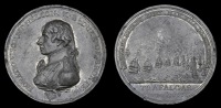 Matthew Boulton’s Medal for Trafalgar 1805, white metal, unmounted, very fine	 £300-350
