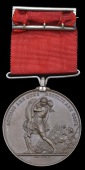 Royal Society for the Protection of Life from Fire, 3rd type, bronze, reverse inscribed, ‘To J. J. Evans for...