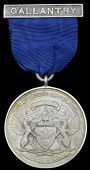 City of Dundee Corporation Bravery Medal (William Phinn), silver, hallmarks for Birmingham 1937, with...