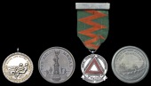 Royal Life Saving Society Award of Merit, 3rd issue (c.1931-37) silver, reverse inscribed, ‘L. Smith, 1932’; The...
