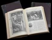 The Quiver, an illustrated magazine for Sunday and General Reading, bound copies for 1891, 1892 and 1899, half calf,...