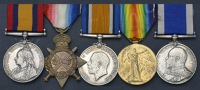 Five: Chief Engine Room Artificer 1st Class J. J. Williams, Royal Navy

Queen’s South Africa 1899-1902, no clasp...