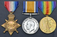 Three: Engine Room Artificer 2nd Class W. H. Skelton, Royal Navy, killed when the gunboat H.M.S. Seagull was sunk in...
