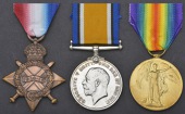 Three: Artificer Engineer A. E. Buck, Royal Navy
1914-15 Star (Art. Eng., R.N.); British War and Victory Medals...