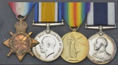 Four: Engine Room Artificer 1st Class C. F. Hilton, Royal Navy

1914-15 Star (271395 E.R.A.1, R.N.); British War...