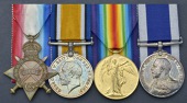 Four: Warrant Engineer A. Light, Royal Navy

1914-15 Star (270061 C.E.R.A.2, R.N.); British War and Victory Medals...