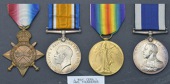 Four: Chief Engine Room Artificer 1st Class J. Way, Royal Navy

1914-15 Star (269645 C.E.R.A.1, R.N.); British War...