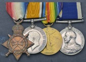Four: Engine Room Artificer A. W. Geaton, Royal Navy

1914-15 Star (M.499 E.R.A.4, R.N.); British War and Victory...