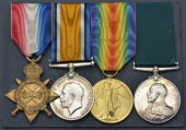 Four: Engine Room Artificer W. G. Stewart, Royal Naval Volunteer Reserve

1914-15 Star (C.1225 E.R.A., R.N.V.R.);...