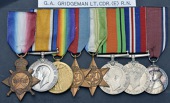 Eight: Lieutenant Commander (Engineer) G. A. Gridgeman, Royal Navy

1914-15 Star (M.853 E.R.A.3, R.N.); British...
