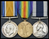 Three: Chief Engine Room Artificer 2nd Class G. E. Collom, Royal Navy
British War and Victory Medals (M.1670...