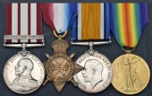 Four: Chief Engine Room Artificer 1st Class W. F. E. Lewarn, Royal Navy

Naval General Service 1915-62, 1 clasp,...
