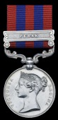 India General Service 1854-95, 1 clasp, Perak (T. B. Williams, Eng. Rm. Artfr, H.M.S. “Modeste”) slight edge...