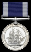 Royal Navy L.S. & G.C., V.R., narrow suspension (Thos. Lee, Chf. Eng. Rm. Artifr., H.M.S. Linnet) impressed naming,...