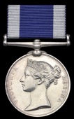 Royal Navy L.S. & G.C., V.R., narrow suspension (H. M. Richards, Ch. E.R.A., H.M.S. Asia) impressed naming, very...