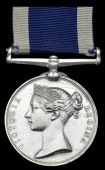 Royal Navy L.S. & G.C., V.R., narrow suspension (W. H. Crossley, E.R.A. 2nd Cl., H.M.S. Pembroke) impressed naming,...