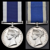 Royal Navy L.S. & G.C. (2), V.R., narrow suspension (T. A. Plant, Ch. E.R.A. 2Cl., H.M.S. Vivid) impressed naming,...