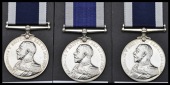 Royal Navy L.S. & G.C. (3) G.V.R., 1st issue (269509 J. F. Dent, C.E.R.A. 2Cl., H.M.S. Venus; 269734 T. A. Hind,...