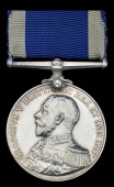 The Long Service medal awarded to Chief Engine Room Artificer 2nd Class J. W. Kipping, Royal Navy, killed in action...
