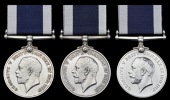 Royal Navy L.S. & G.C. (3) G.V.R., 3rd issue, coinage head (M.34478 W. Mann, E.R.A.1, H.M.S. Resource; M.33234 E. J....