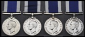 Royal Navy L.S. & G.C. (4), G.VI.R., 1st issue (M.38379 J. B. Buddery, C.E.R.A., H.M.S. Calliope; M.36166 A. B....
