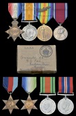 The Great War and Second World War campaign service group of eight awarded to Commander W. A. Ford, Royal Navy,...