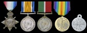 A Great War campaign group of four awarded to Skipper H. J. Wood, Royal Naval Reserve

1914-15 Star (W.S.A. 1628...