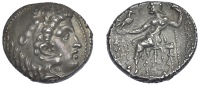 Greek Coinages, Kings of Macedonia, Alexander the Great, posthumous Tetradrachm, uncertain mint in Pamphylia, c....
