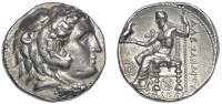 Greek Coinages, Kings of Macedonia, Alexander the Great, posthumous Tetradrachm, Babylon, c. 315-311, head of...
