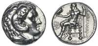 Greek Coinages, Kings of Macedonia, Alexander the Great, posthumous Tetradrachm, Babylon, c. 311-300, head of...