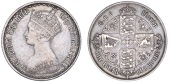 Victoria (1837-1901), Florin, 1854, no stop after date (ESC 811a; S 3891). Fine, very rare 	£600-800
