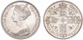 Victoria (1837-1901), Florin, 1863 (ESC 822; S 3891). Better than extremely fine, extremely rare 	£3,500-4,000

