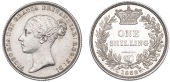 Victoria (1837-1901), Shilling, 1838 (ESC 1278; S 3902). Good extremely fine, reverse better with proof-like fields...