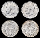 George V (1910-1936), Halfcrowns (2), 1912, 1913 (ESC 759-60; S 4011) [2]. Virtually mint state 	£150-200
