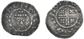 Richard I (1189-1199), Penny, class IIIab 1, Northampton, Waltir, waltir · on · nor, 1.34g/7h (SCBI Mass 828, same...
