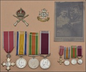 An O.B.E. group of four awarded to Captain T. Cokayne, Sherwood Foresters

The Most Excellent Order of the British...
