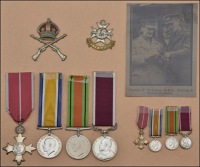 An O.B.E. group of four awarded to Captain T. Cokayne, Sherwood Foresters

The Most Excellent Order of the British...