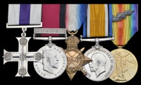 A Great War M.C. group of five awarded to Major W. H. W. Hine, 12th (Pioneer) Battalion Sherwood...