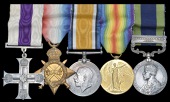 A Great War M.C. group of five awarded to Captain K. H. Bond, 6th Battalion Sherwood Foresters - for his daring...