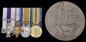 A Great War M.C. group of four awarded to Second Lieutenant T. F. Mitchell, 5th, attached 1/8th Battalion Sherwood...