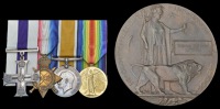 A Great War M.C. group of four awarded to Second Lieutenant T. F. Mitchell, 5th, attached 1/8th Battalion Sherwood...